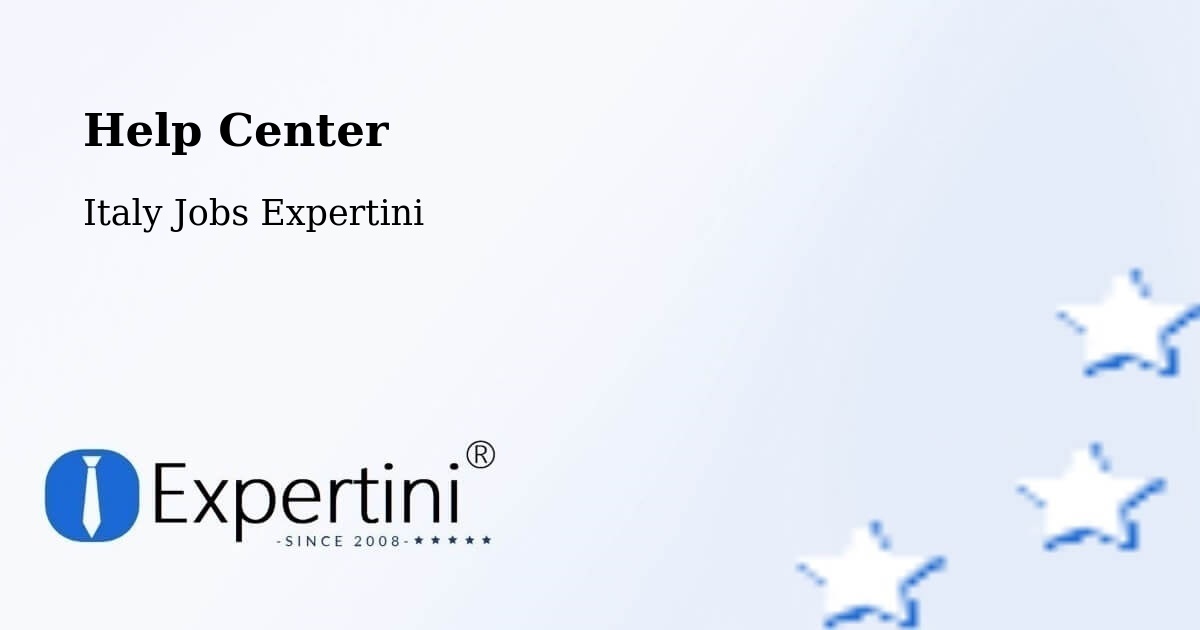 Help Center – Grosseto - Italy Jobs Expertini